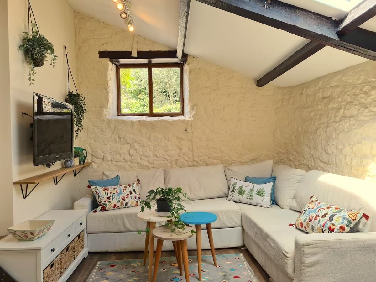 Relaxed lounge — perfect for curling up after a day on the moor.